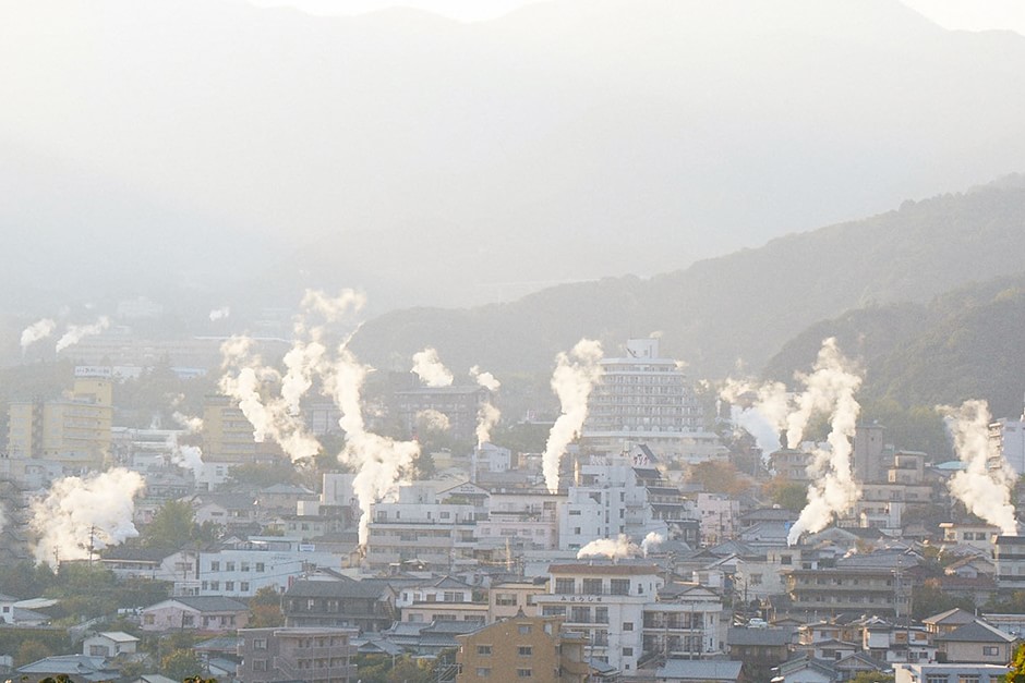 温泉地写真