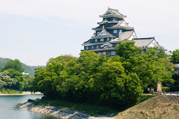 岡山城写真