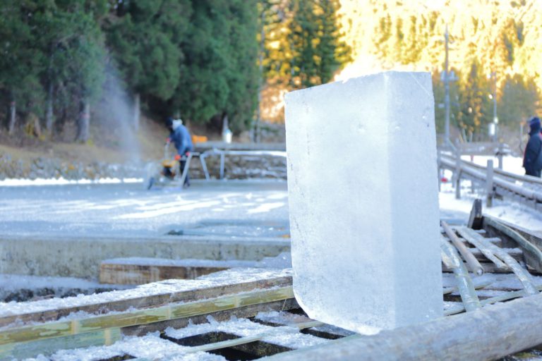 One Day, One Layer at a Time. Natural Ice Created by Nikko’s Exquisite Water.