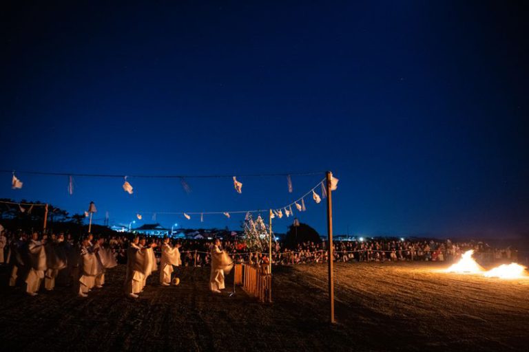 「神在祭」の中の神迎神事イメージ