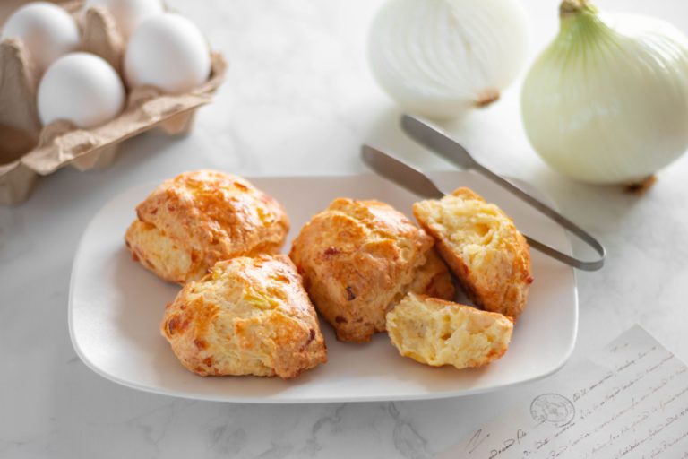 Spring Onion and Cheese Scones